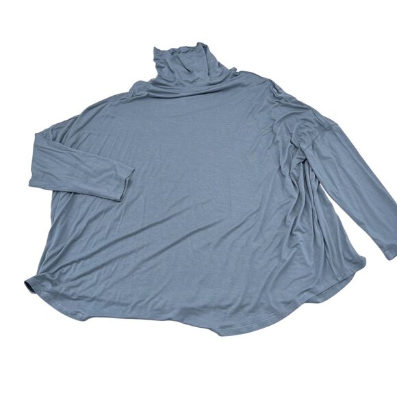 Marla Wynne Layers Women XL Light Gray Turtleneck Long Sleeve Top - Picture 1 of 5